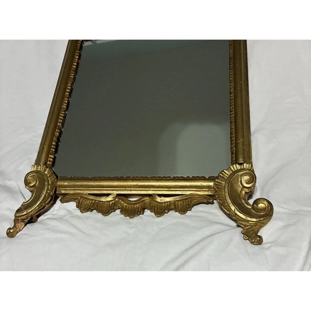 Vintage LaBarge Hollywood Regency Gold Gilt Wood Wall Mirror Mid Century MCMRare